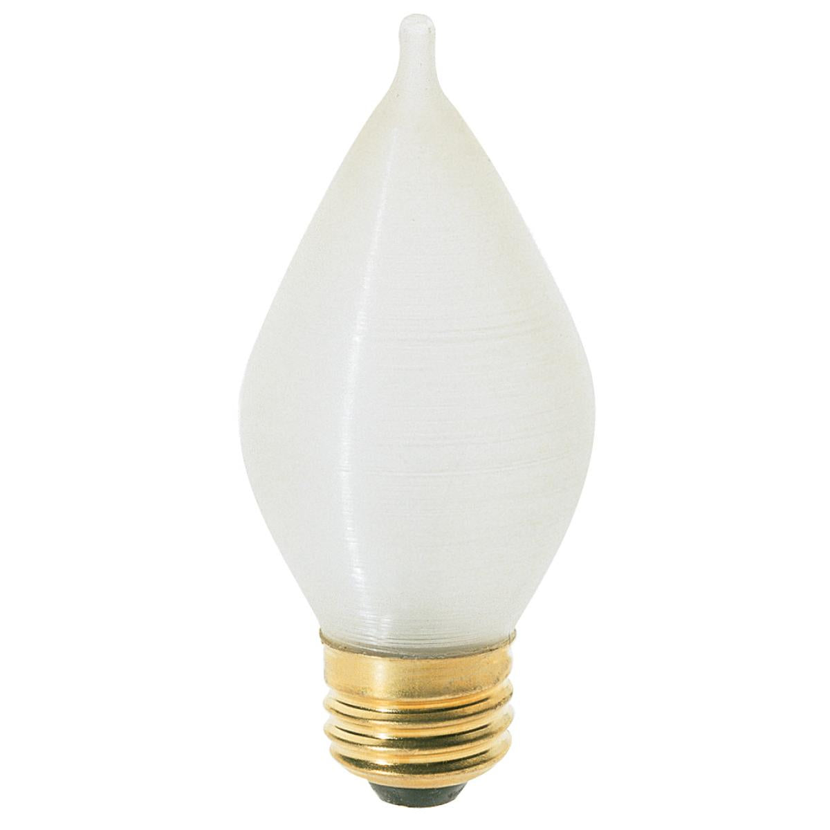 Satco S2713 25 Watt C15 Incandescent Spun White