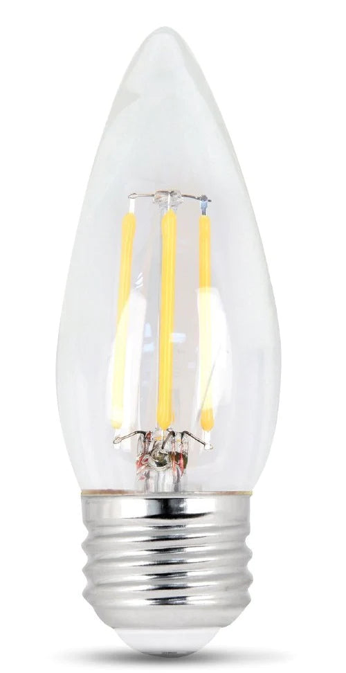 FEIT BPETC60/850/LED/2 500 Lumen E26 5000K Dimmable Torpedo Tip LED