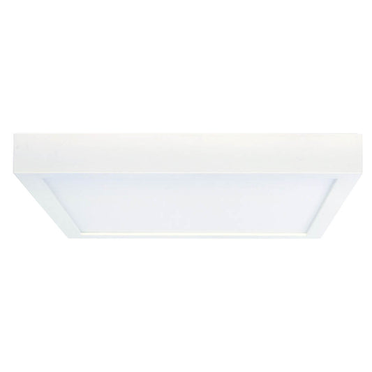 Bulbrite 773158 LED20DL/9/927/WHSQ/J/D 20W LED 9'' FLUSH MOUNT WHITE SQUARE DIMMABLE JA8 2700K 120V