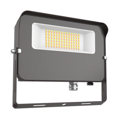 EIKO 12335 FL2/50W/7FCCT/UD/Y/PC Flood Light 50W 50/40/3000K 120-277V 0-10V Dimming Yoke Photocell