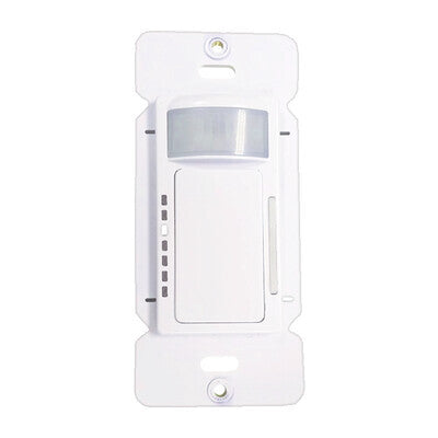 EIKO 12636 WS2 Wall Switch Single Rocker Wireless Dimmer with PIR Occupancy Sensor Bluetooth Mesh 120-277V