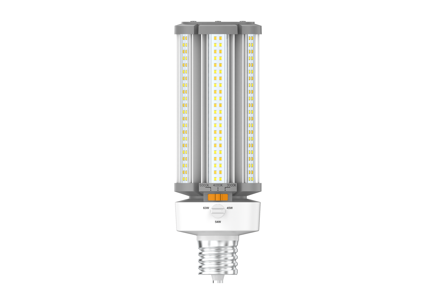 EIKO 12716 LPS63CC/8FCCT/U/EX39 LED HID Corn Cob 63/54/45W 9135LM 80CRI 30/40/50K 120-277V EX39