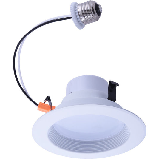 Eiko 10319 DK4-13W/11/827-D-120-W/B 2700K  Downlight Kit 4 Inch 13W 1100lm 80CRI 2700K Dim Wet Location 120V White Baffle ES E26 Base