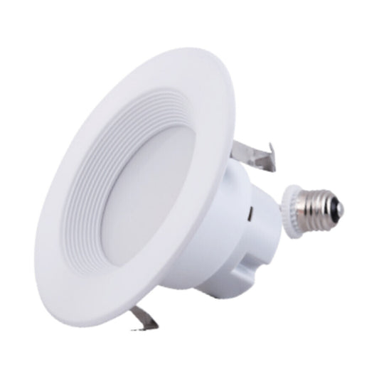 Eiko 11199 RDR4-65-10W-830-120DT-WH-B Residential Downlight Retrofit 4in 650 Lumens 10W 80 CRI 3000K 120V White Trim with Baffle