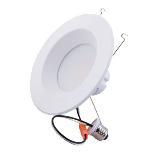 Eiko 11201 RDR6-75-11W-830-120DT-WH-B Residential Downlight Retrofit 6in 750 Lumens 11W 80 CRI 3000 CCT 120V White Trim with Baffle