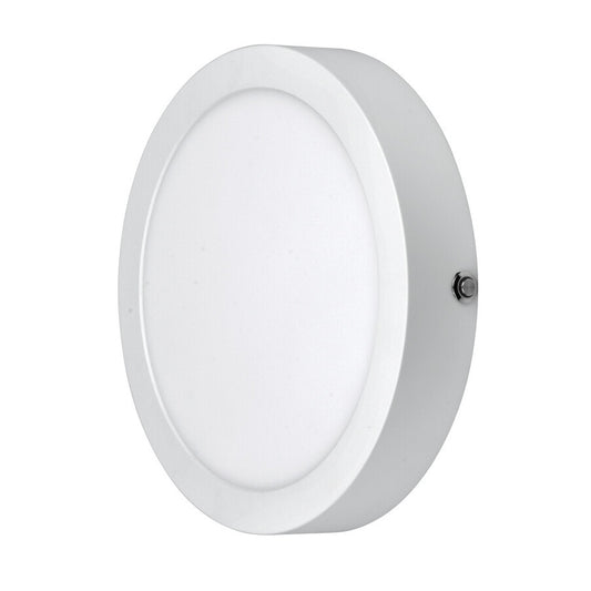 Eiko 11313 SSD9-126-18W-930-UNV-WH-EM Slim Surface Downlight 9Inch 1260 Lumens 18 Watts  90 CRI 3000K White Emergency Battery Backup