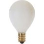 Satco S3863 Satco 25G12.5/W 25 Watt 120 Volt G12.5 Pear Shpae Candelabra Base White Incandescent Light Bulb