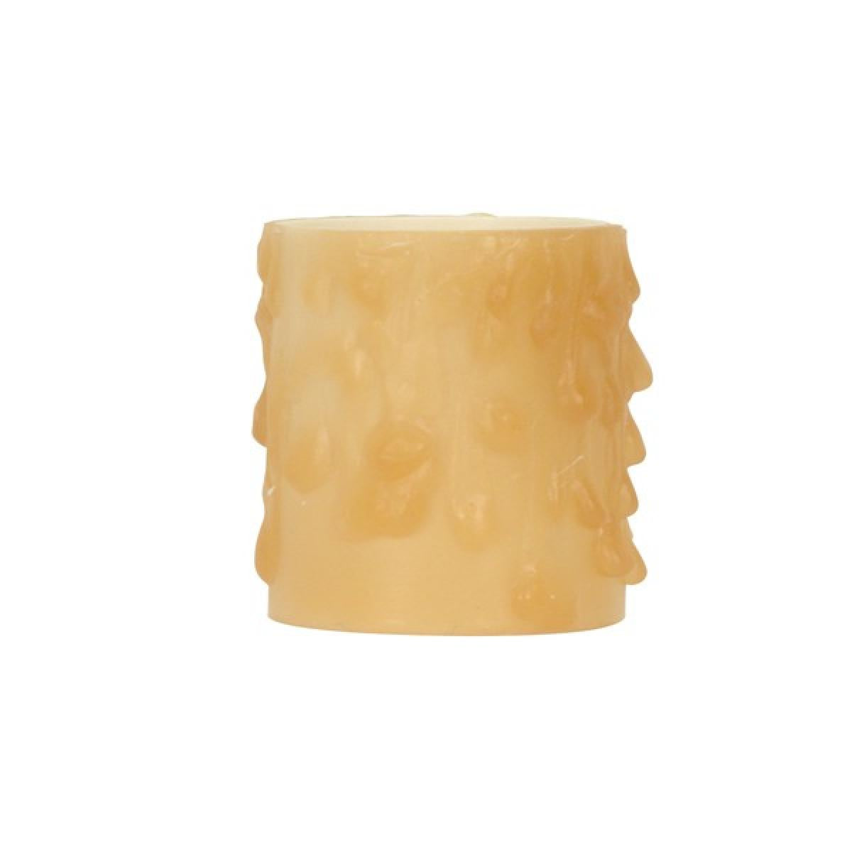 Satco 80-2085 Bee's Drip (Bee's Wax) Edison Base Amber (Honey) 1-1/4" Inside Diameter 1-9/16" Outside Diameter 40W Max 1-5/8" Height