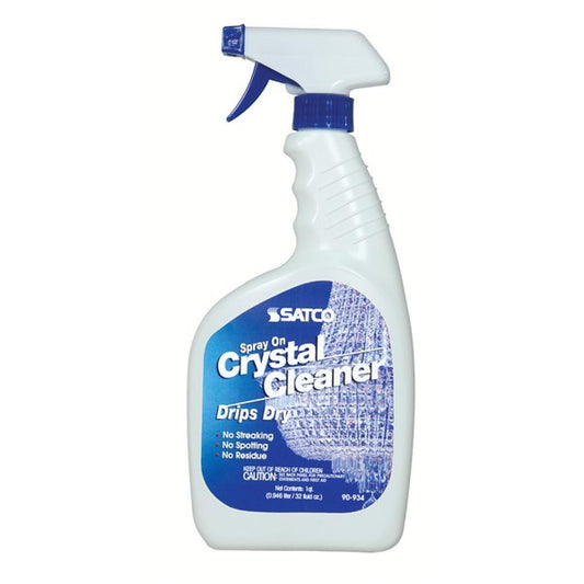 Satco 90-934 Crystal Cleaner Trigger Spray Bottle 32 Ounces