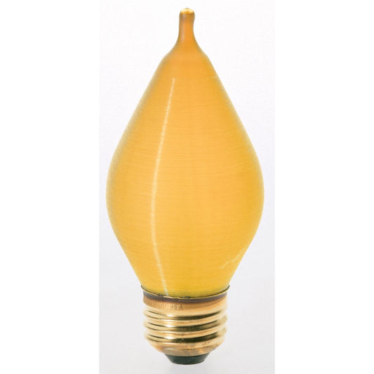 Satco S2716 40 Watt C15 Incandescent Spun Amber