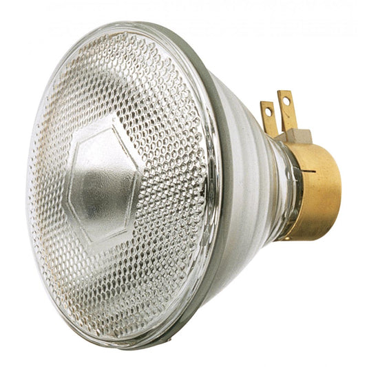 Satco S4802 120PAR38/3FL 120 Watt PAR38 Incandescent Clear 2000 Average rated hours 1740 Lumens Side Prong base 120 Volt