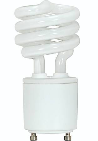 Satco S8203 13T2/GU24/2700K/120V 13W GU24 2700K Mini Spiral CFL ...