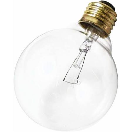 Satco S3651 120V Medium Base 25-Watt G30 Light Bulb Clear